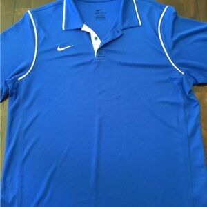 Nike Blue golf shirt Large